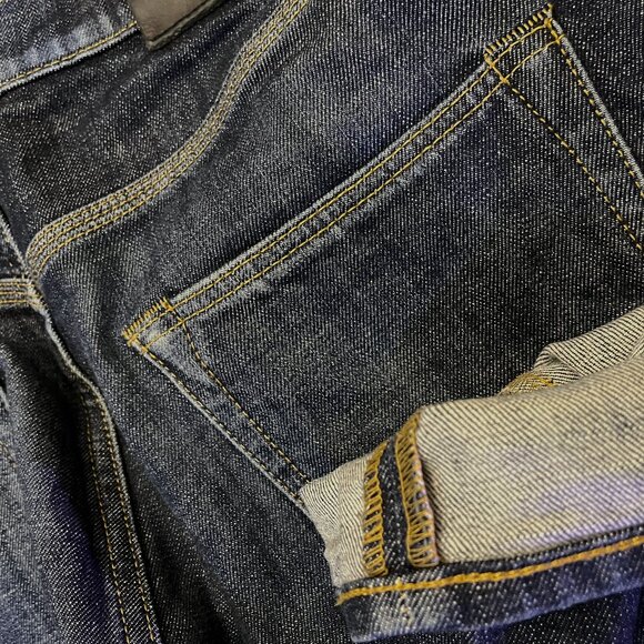 Purple P001 SKINNY Dark Indigo - Picture 3 of 5